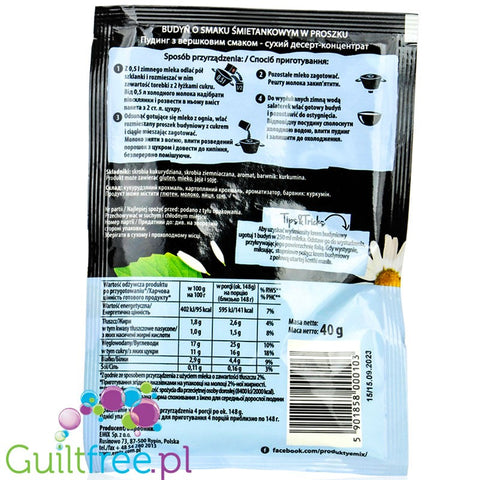Emix Sweet Cream - sugar free instant pudding mix powder