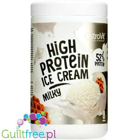 Ostrovit High Protein Ice Cream Vanilla Flavor - a mixture for the preparation of high protein ice cream flavored with vanilla, 