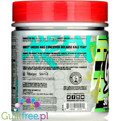 Ghost® Greens 30 Serv Guava Mango