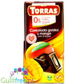 Torras ark chocolate without added sugar, with pieces of mango