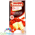 Torras White chocolate with Goji berries without added sugar