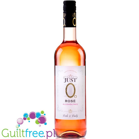Just 0 Rosé Wine 250ml - alcohol free semi sweet white wine 24kcal