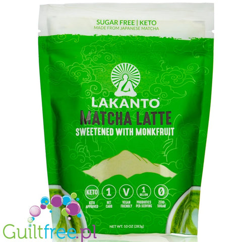 Lakanto Monkfruit Matcha Latte - napój w proszku z zieloną herbatą matcha, bez cukru by Lakanto (lakanto-monkfruit-matcha-latte-napoj-w-proszku-z-zielona-herbata-matcha-bez-cukru)