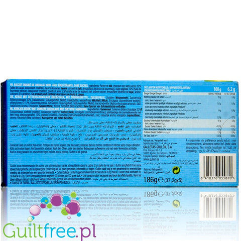 Gullón Tartelettes au Chocolat  cookies with sugar free dark chocolate, box 150g