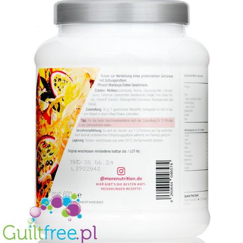 More Nutrition More Clear Peach Passion Fruit Ice Tea 0,6kg