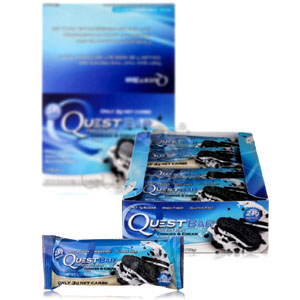 Quest Bar Protein Bar Cookies & Cream Flavor 