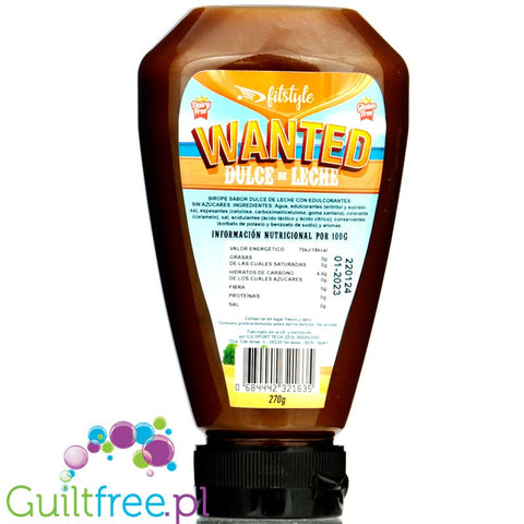 FitStyle Wanted Syrup Zero Dulce de Leche