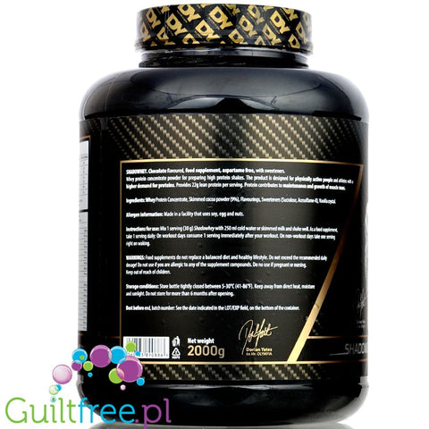 Dorian Yates ShadoWhey, Cookies & Cream - 2000 grams