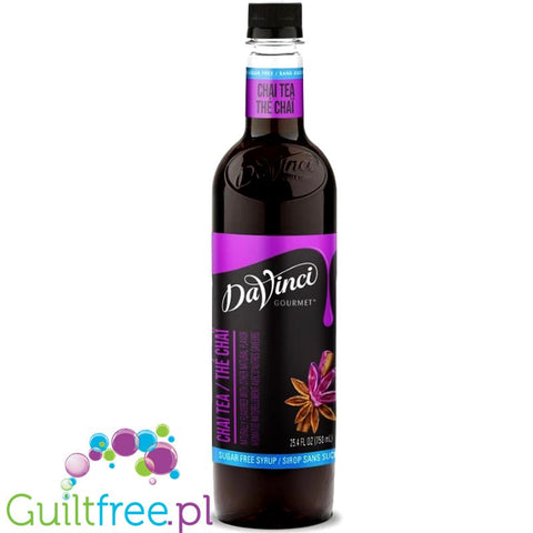 DaVinci Gourmet Syrup Sugar Free Chai Tea 750ml