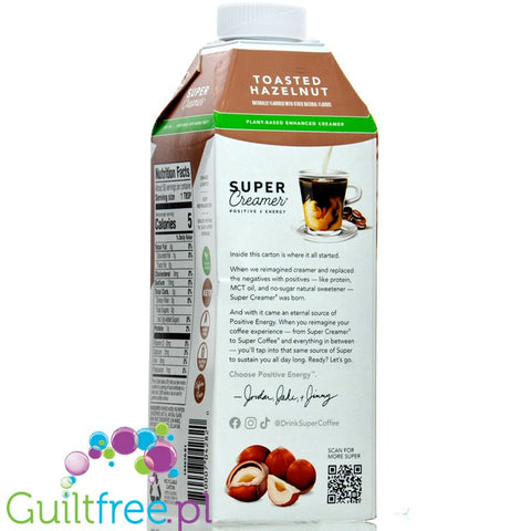 Kitu Super Creamer, Toasted Hazelnut - Plant Based 25.4 fl oz
