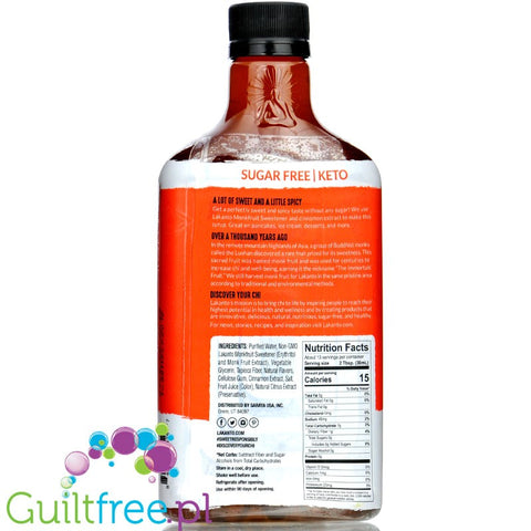 Lakanto Sugar Free Cinnamon Maple Flavored Syrup - 13 fl oz