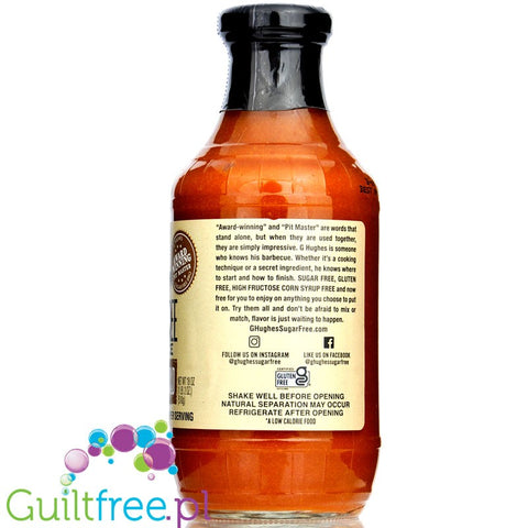 G. Hughes sugar free BBQ sauce Carolina Gold