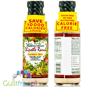 Walden Farms Chipotle Ranch Dressing - A spicy salad dressing with butter flavor and sweeteners