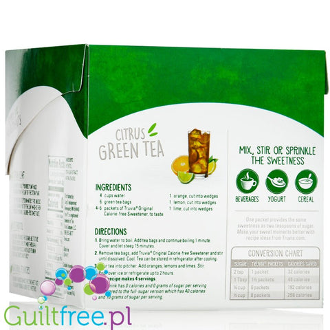 Truvia sweetener 140 packets  - stevia  erythritol 0kcal sweetener