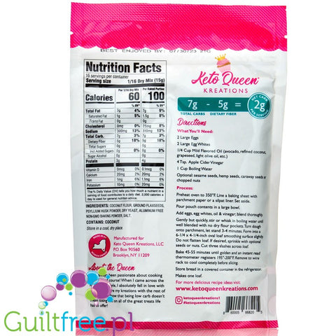 Keto Queen Kreations Artisan Bread Mix 8.5 oz.