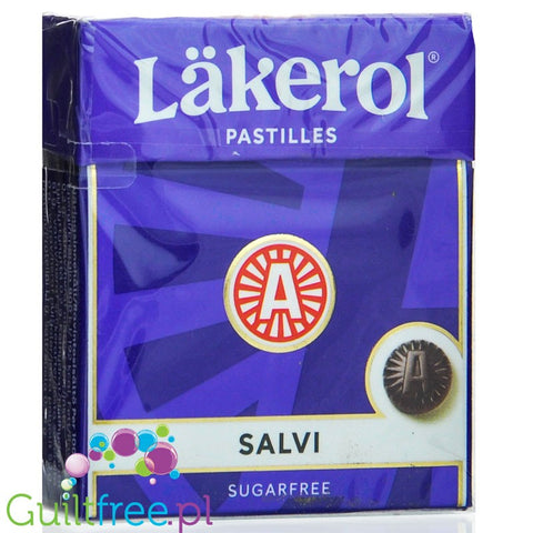 Läkerol Raspberry Lemongrass - sugar free licorice  with stevia