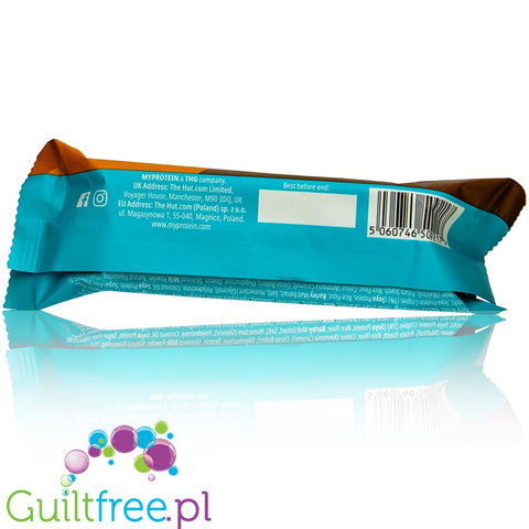 MyProtein Layer Crispy Chocolate Caramel low sugar protein bar