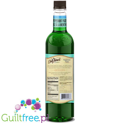 DaVinci Gourme Sugar Free Crème de menthe Flavor Syrup