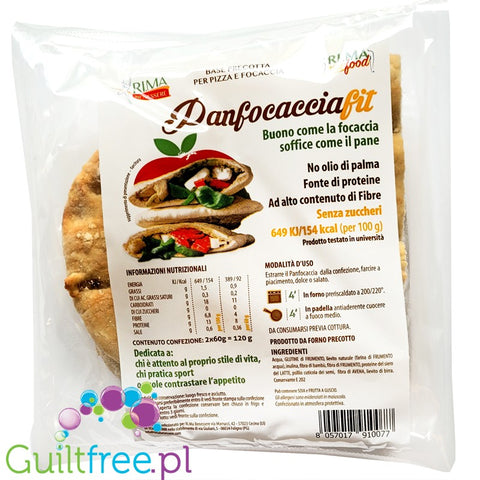 Rima Focaccia Fit - keto focaccia 11g of carbohydrates