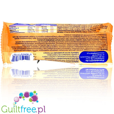 Mniam sugarfree orange lollipop with stevia and xylitol