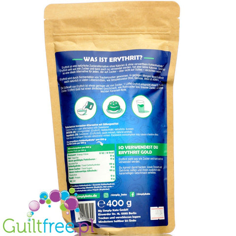 Simply Keto Erythritol gold