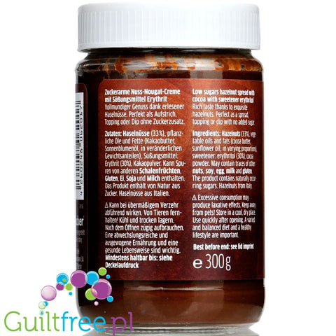 Xucker Nuss-Nugat Creme with Erythritol 