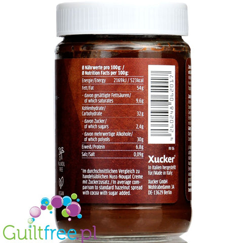 Xucker Nuss-Nugat Creme with Erythritol 