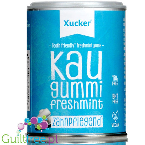 Xucker Xummi Fresh Mint zuckerfreie zahnpflegekaugummis mit Xylitol 