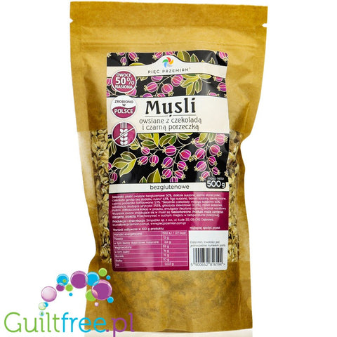 Five Changes Chocolate Muesli With Black Currant Without Sugar Gluten Free 500G