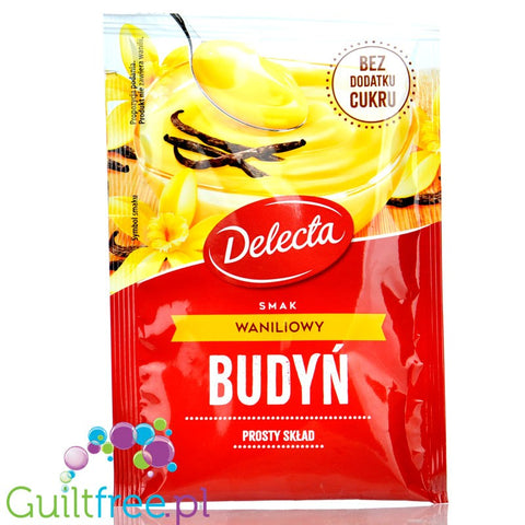 Delecta sugar free vanilla pudding without sweeteners