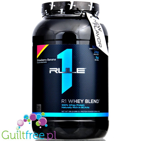 Rule1 R1 Whey Blend Strawberry Banana 0,89kg