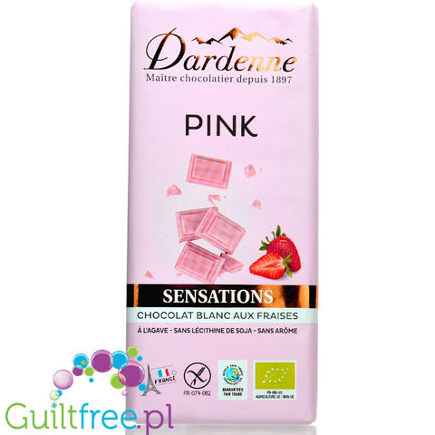 Dardenne Pink chocolate blanc aux fraises