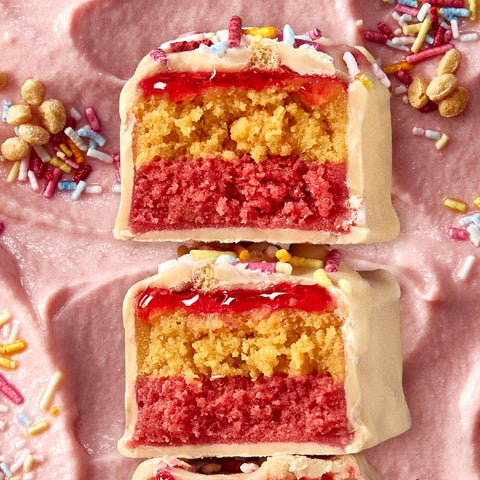 MyProtein 6 Layer Vanilla Birthday Cake