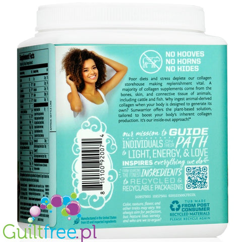 Sunwarrior Collagen Building Protein Peptides Churro 500g