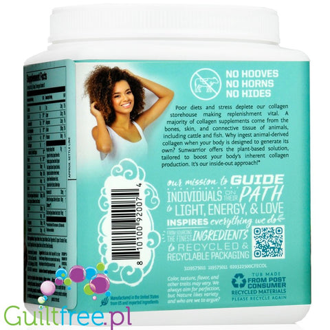 Sunwarrior Collagen Building Protein Peptides Coffee (+ Caffeine) 500g