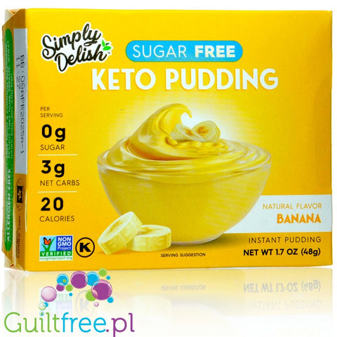 Simply Delish Sugar Free Instant Banana Whipped Dessert 40g
