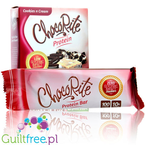 Healthsmart  At Last! Uncoated Protein Bar Cookies n Cream