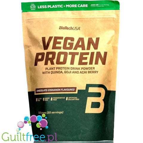 BioTech Vegan Protein Banana - vegan protein powder with acai, goji & quinoa