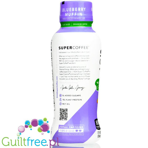 Kitu Super Coffee RTD, Blueberry Muffin, 12 fl oz