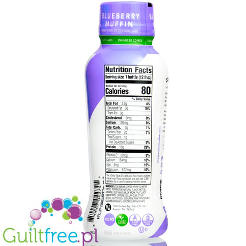 Kitu Super Coffee RTD, Blueberry Muffin, 12 fl oz