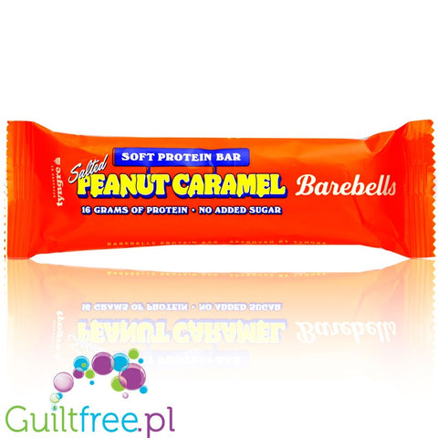 Barebells Soft Peanut Caramel  super soft sugar free protein bar