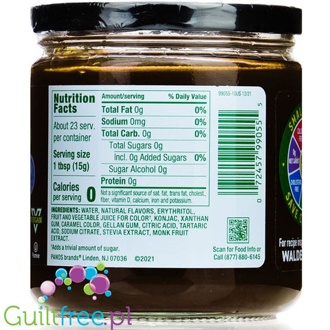 Walden Farms Apple Butter  USA version with stevia & monk fruit