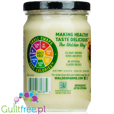 Walden Farms Chipotle  Mayo USA version, no sucralose, with stevia