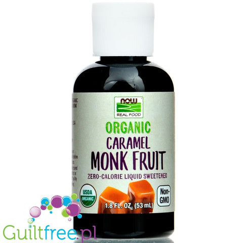 NOW Foods Monk Fruit Sweetener - Caramel 
