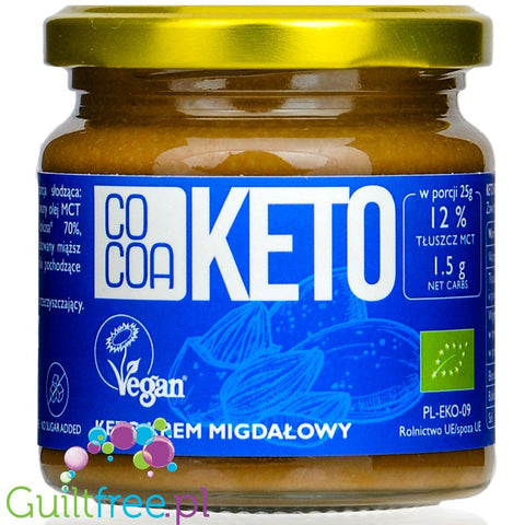 BeKeto Keto Krem™ Vanilla Almond MCT infused keto spread