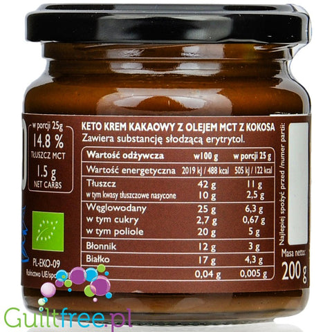 BeKeto Keto Krem™ - coconut & hazelnut paste infused with MCT