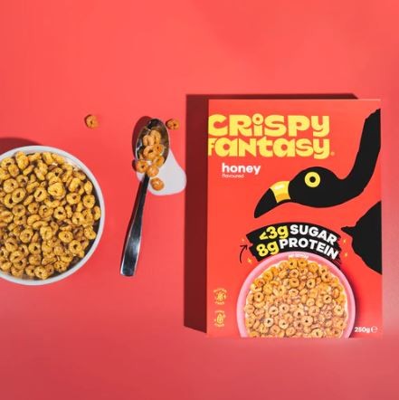 Crispy Fantasy Protein Frühstücks Cerealien Honig