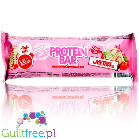 Mountain Joe's Protein Bar  Raspberry Ripple