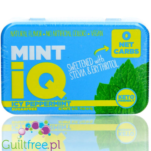 MintiQ Icy Icy Peppermint Mints  sugar free dragees