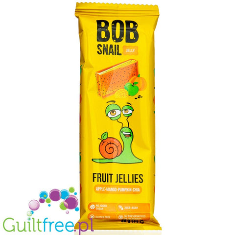 Bob Snail Apple, Mango, Pumpkin, Chia - no added sugar jellies